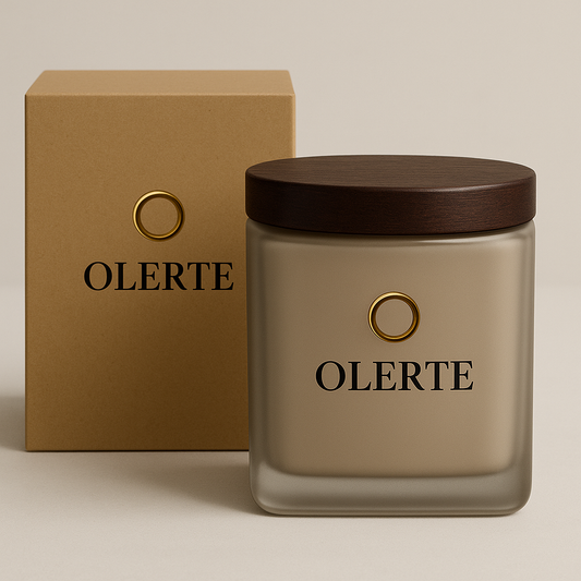 Square Candle – Bubble Champagne Scent